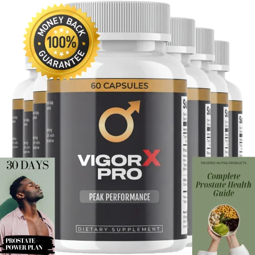 VigorX Pro Six Bottle Package Plus Free Bonuses - 180 Day Ultimate Supply